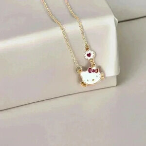 Hello Kitty Pendant Chain Necklace